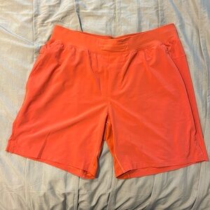 lululemon T.H.E. Linerless 7” short. Mens XL. Orange.